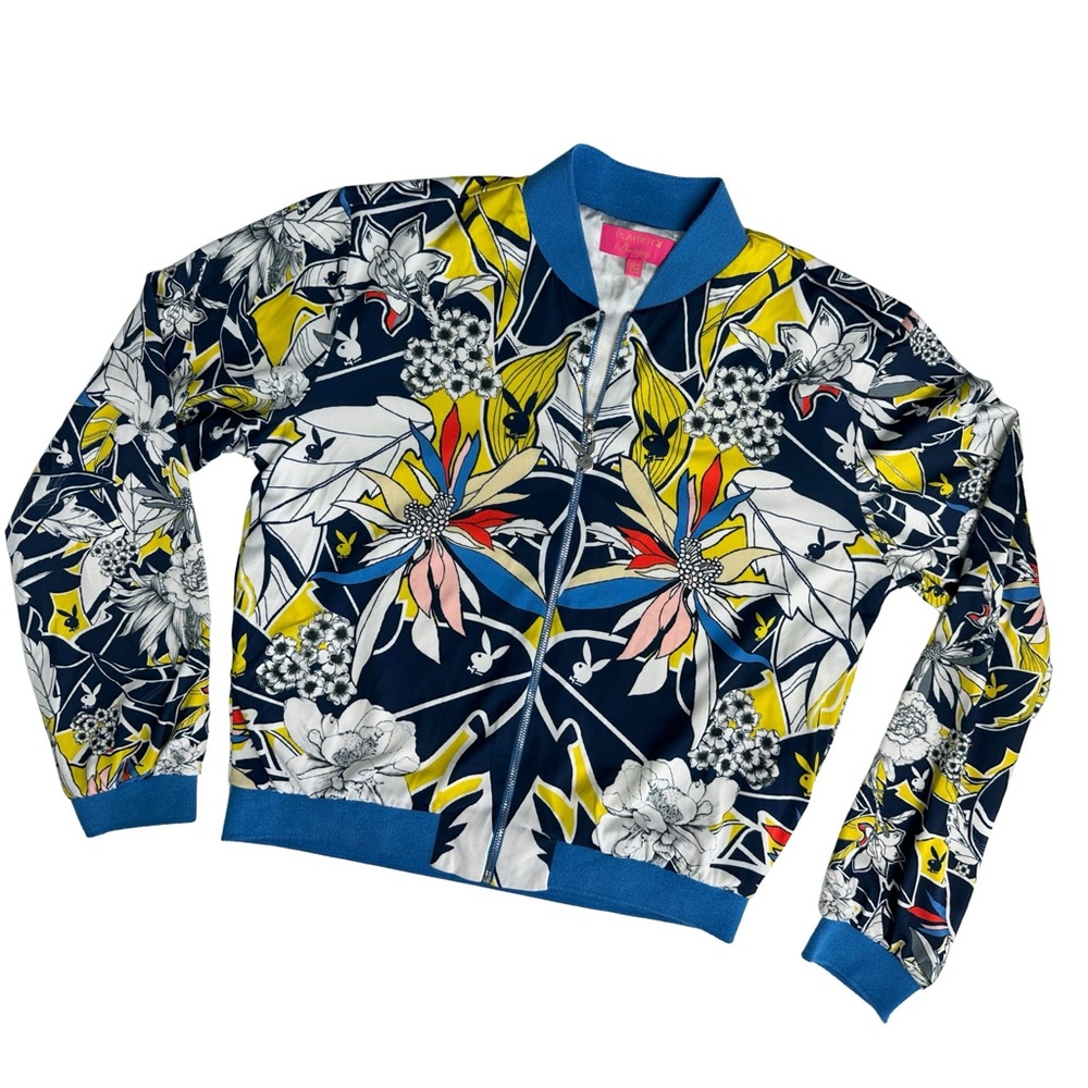 Playboy Y2K  Bomber Jacket Vintage Playboy Bunny